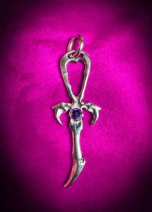 Royal Amethyst & 925 Silver Second Generation Standard Legacy Ankh - Limited Edition